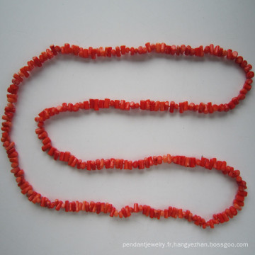 Mode collier de corail Made in Chine fabricant